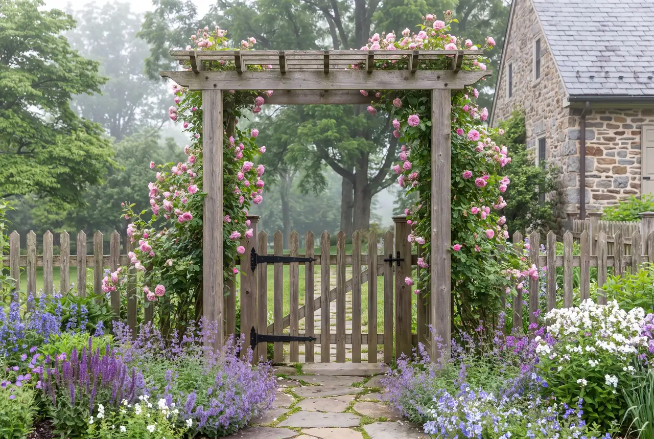 Garden fence in West Chester, PA