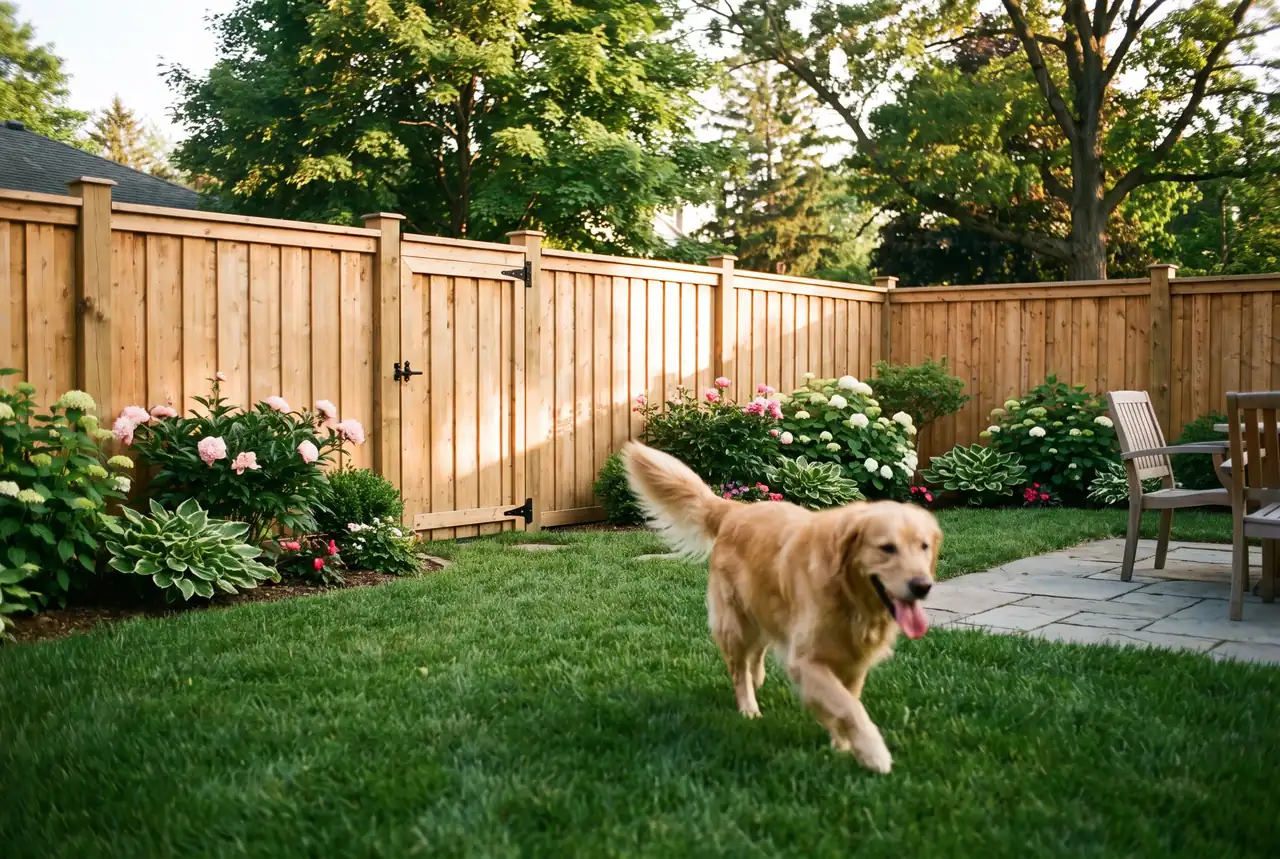 Privacy fence in West Chester, PA