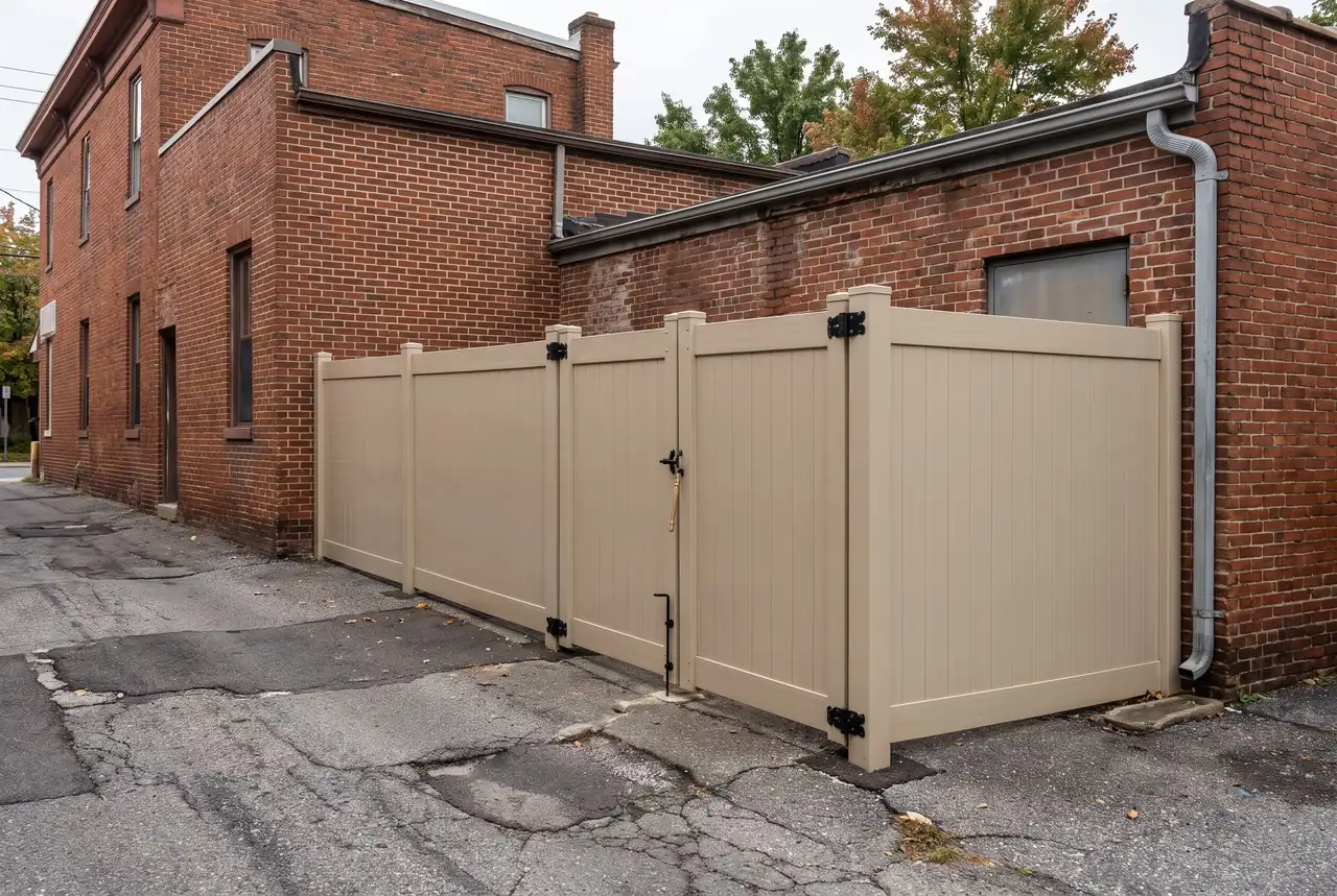 Dumpster Enclosures fence in West Chester, PA